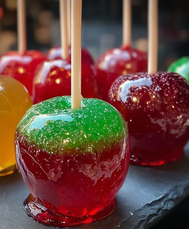 Jolly Rancher Candy Apples