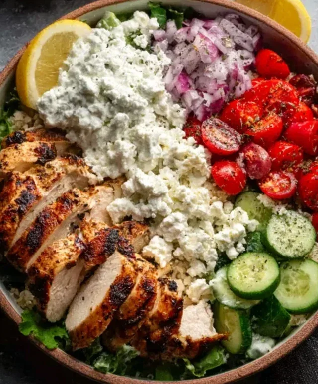 Greek Chicken Bowls