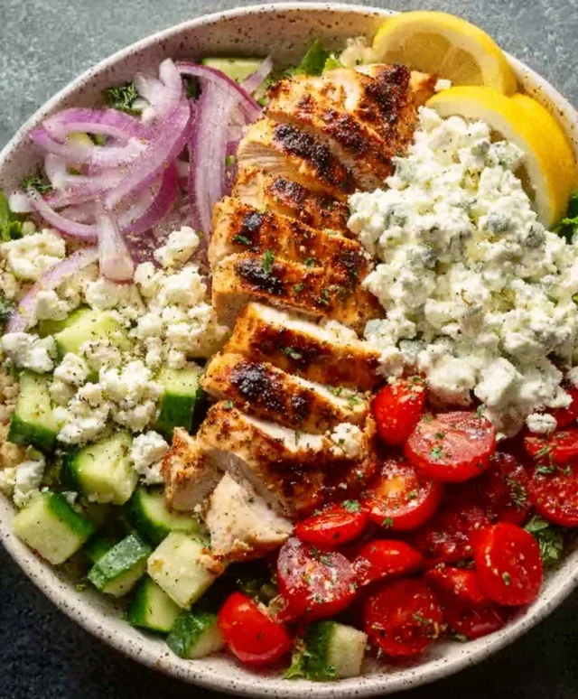 Greek Chicken Bowls