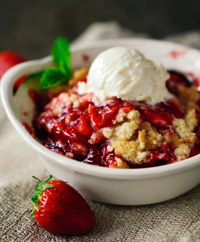 Strawberry Cobbler