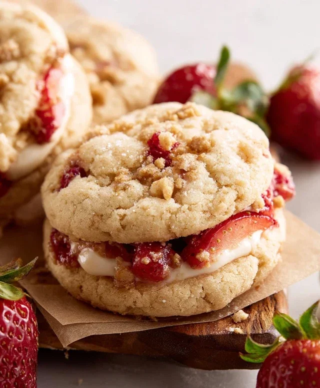 Strawberry Shortcake Cookies