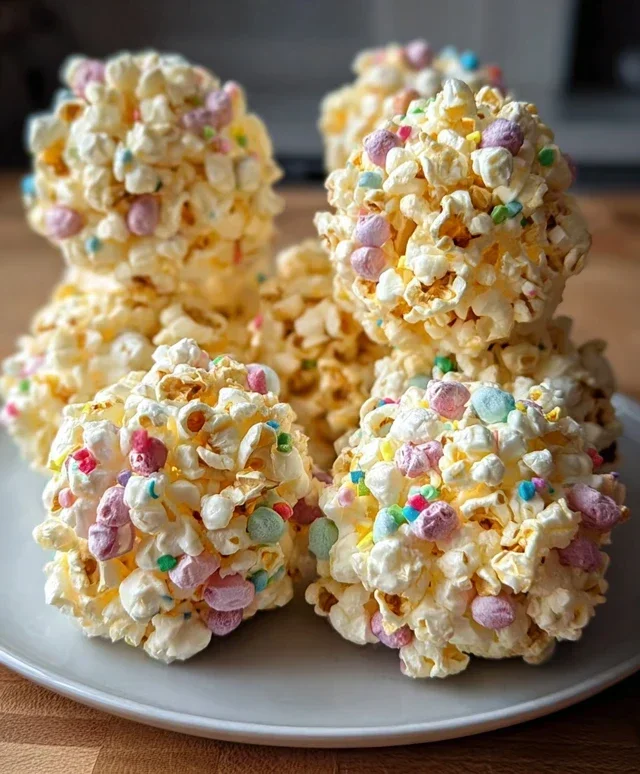 Easter Popcorn Balls