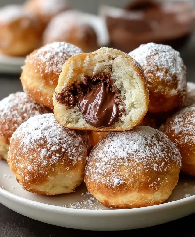 Air Fryer Nutella Bombs